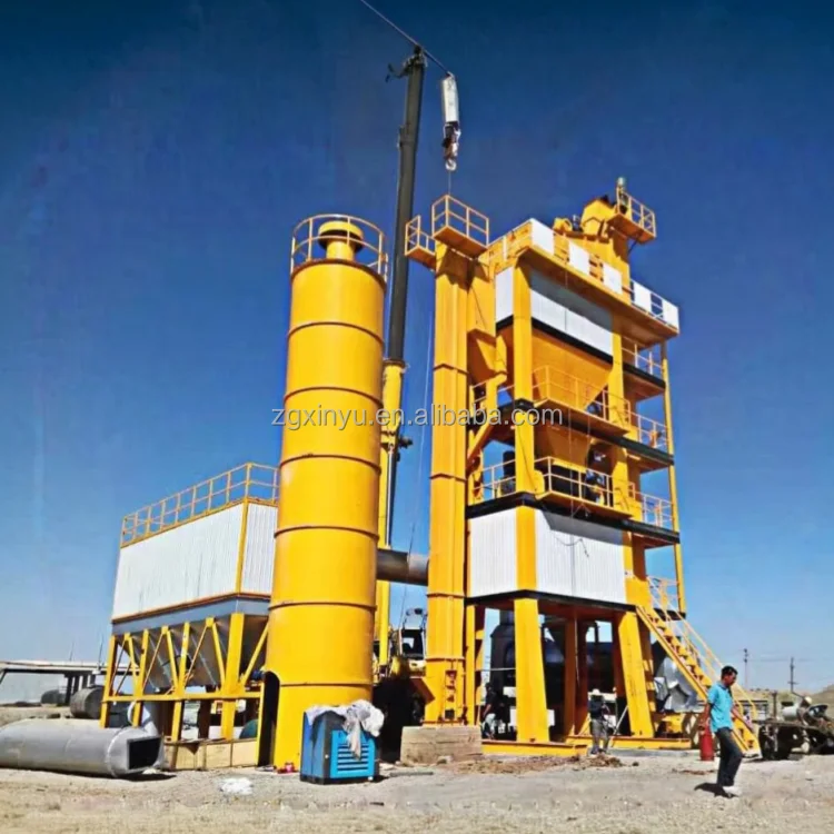 China Manufacturer LB1000 Mini Asphalt Plant Batching Bitumen mixer mobile asphalt Mixing Plant for sale low price