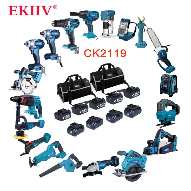MARVEL 2 in One 12V-Volt 2.0Ah Batteries Chargers Cordless Power Drill Impact Driver Tools Combo Kits Set
