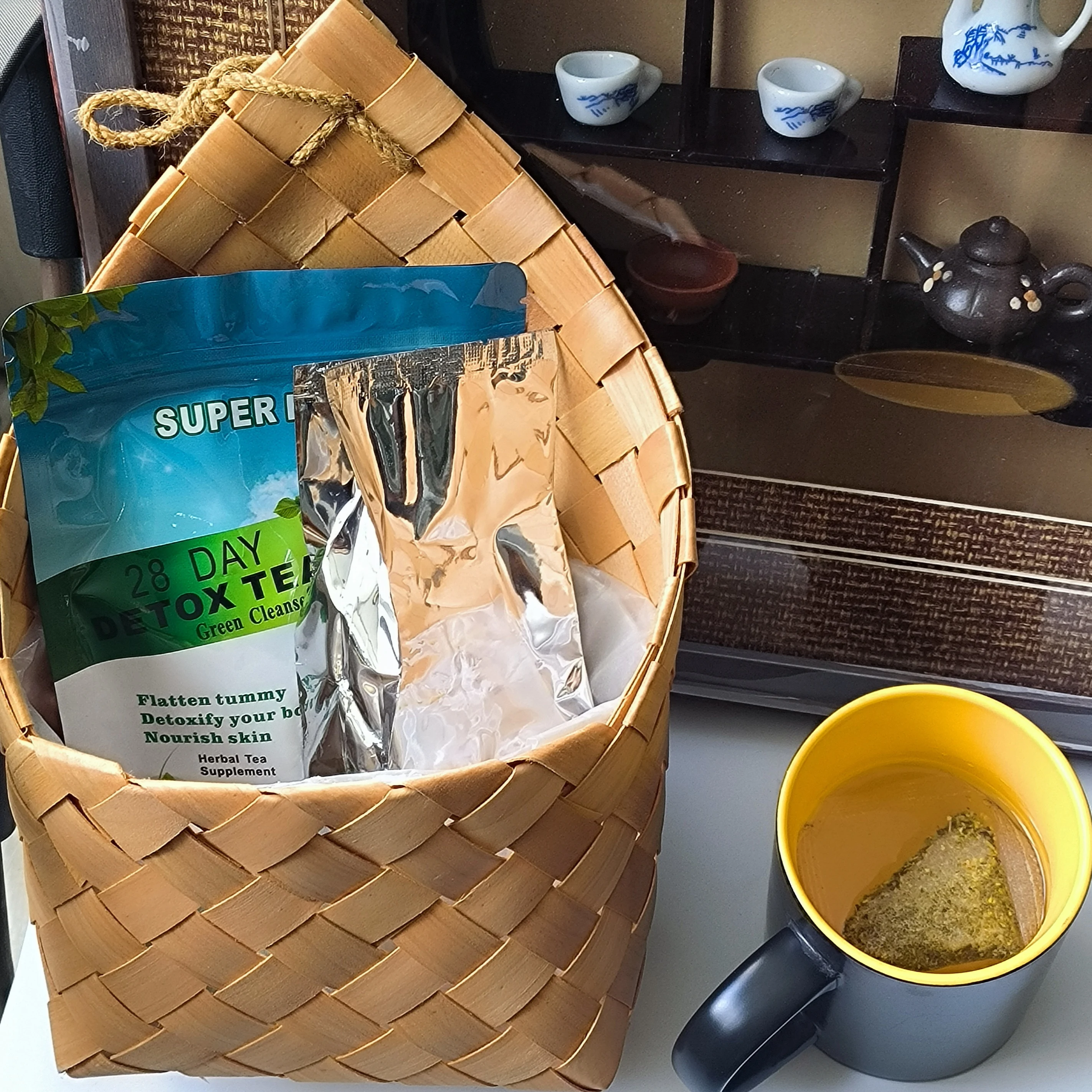 28 days of weight loss tea help, start the journey of burning fat transformation