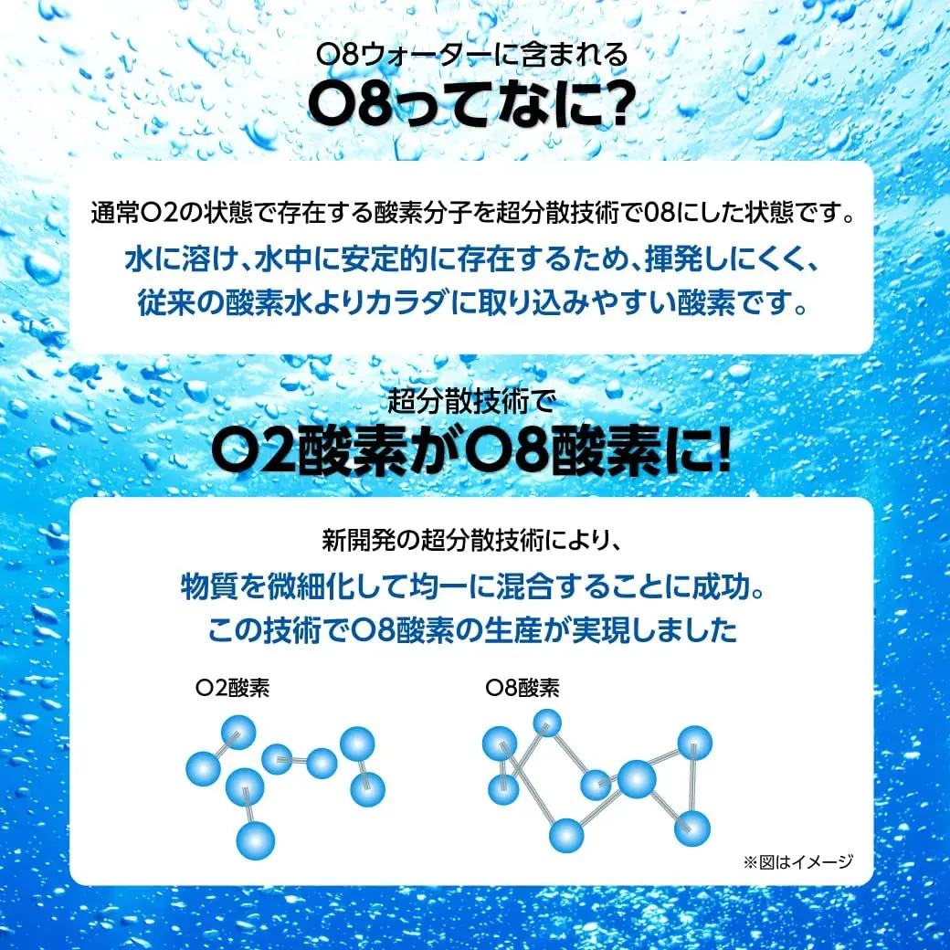 O8 oxygen water