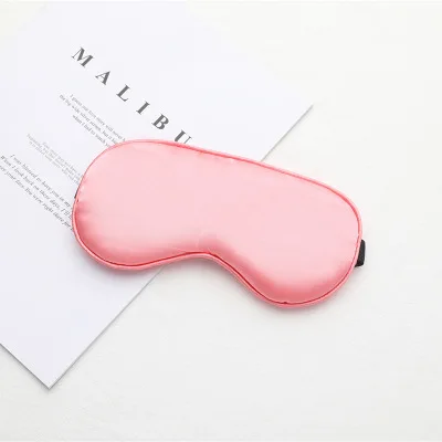 Ready stocks Travel Mulberry Silk new Eye Mask Blindfold for sleeping with logo