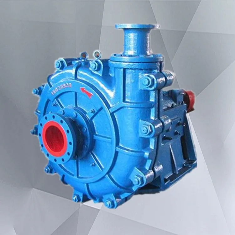 Hot sale centrifugal slurry pumping machine horizontal feed slurry pump