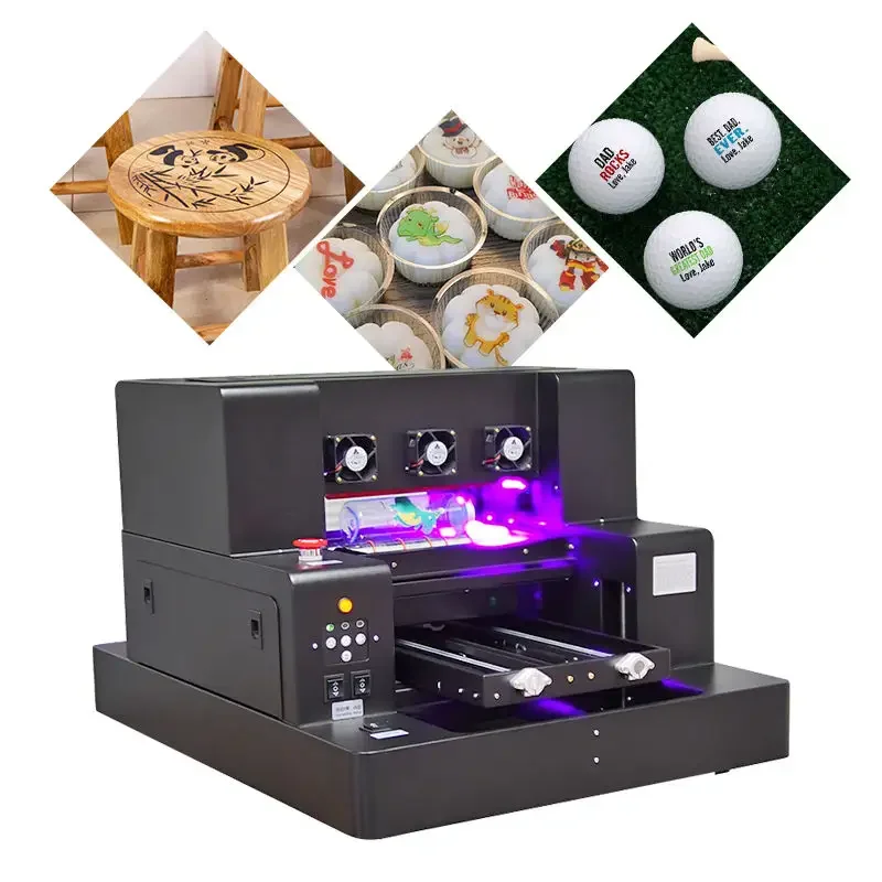 UV DTF Machine Printer A4 A3 Size UV DTF Printer LED UV Flatbed Printer For Bottle Metal Mug