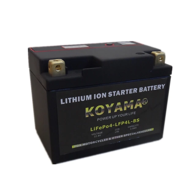 LiFePO4 LFP4L-BS/YTX4L-BS  Motorcycle Storage Battery 12.8V Lithium Ion motorbike battery