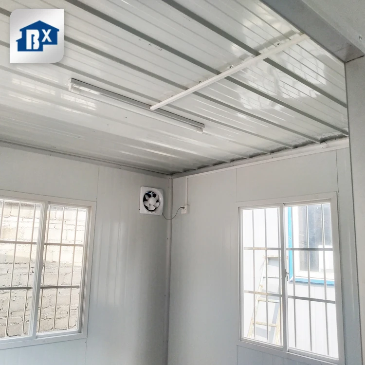 Low cost 20ft steel frame casas modular container house 3 bedroom sandwich panel container for office accommodation