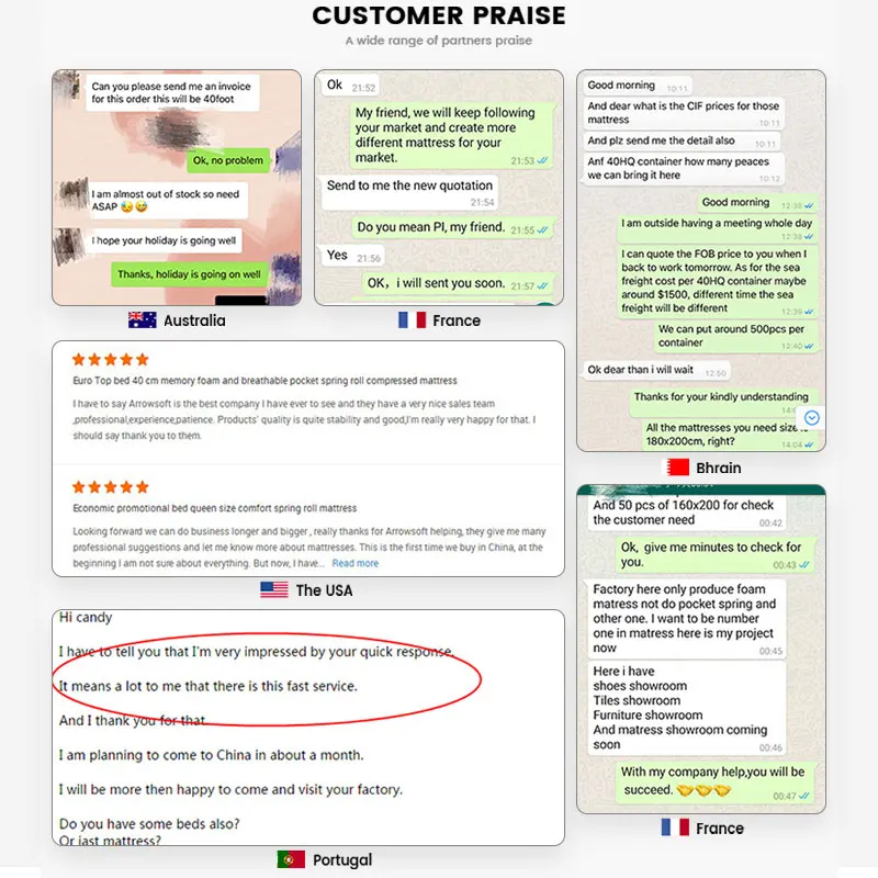 Матрас Foshan, Заводская поставка, карманный пружинный матрас большого размера, дополнительный плюшевый Австралийский матрас для сна, цена