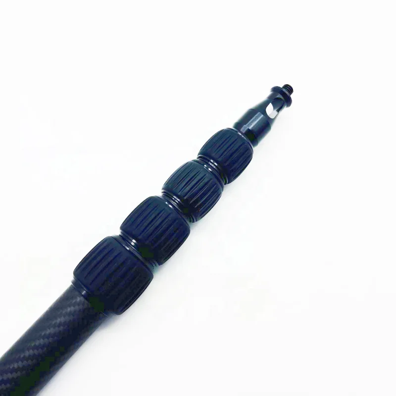 3.6m handheld light weight carbon fiber telescopic extension pole for mic boom support pole