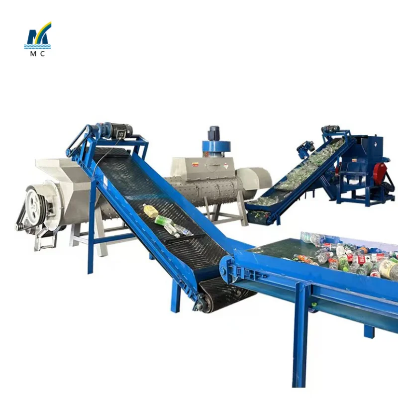 China Factory good price used pet flakes bottle washing recycling line plastic washing machine and dryer