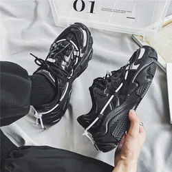 2020 Men Shoes Casual Men Lace-up Dad shoes Breathable Fashion Platform sneakers Shoes For Men Zapatos de hombre
