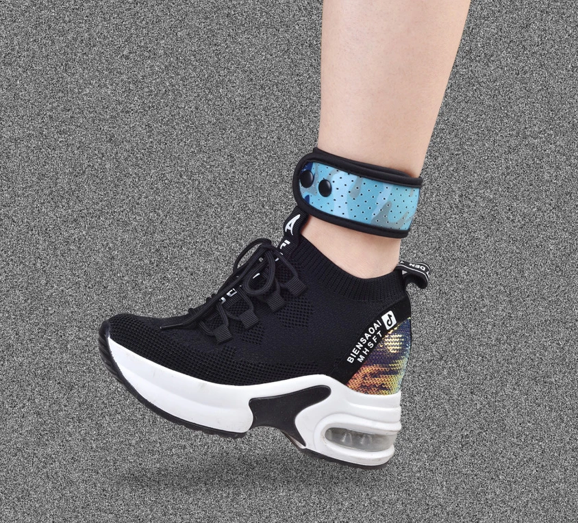 Ankle Bands with Mesh Pouch for Step Counter, Activity Tracker, Fit Watch