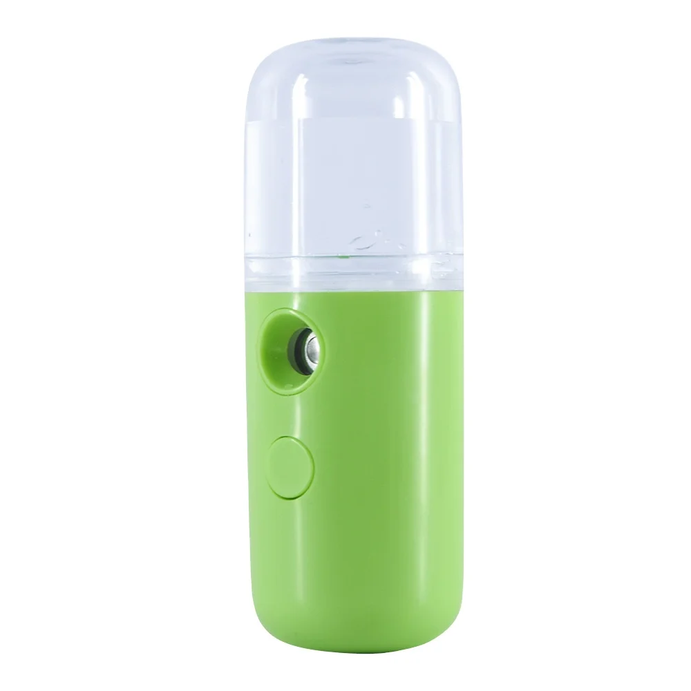 Drop Shipping 2021 Original Factory Mini Mist Facial Steamer Moisturizing Alcohol Nano Mist Sprayer Slide Face Steamer Facial