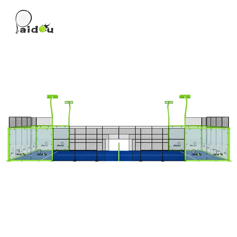 Профессиональный padel court Padel от производителя международный стандарт панорамный теннисный корт по заводской цене