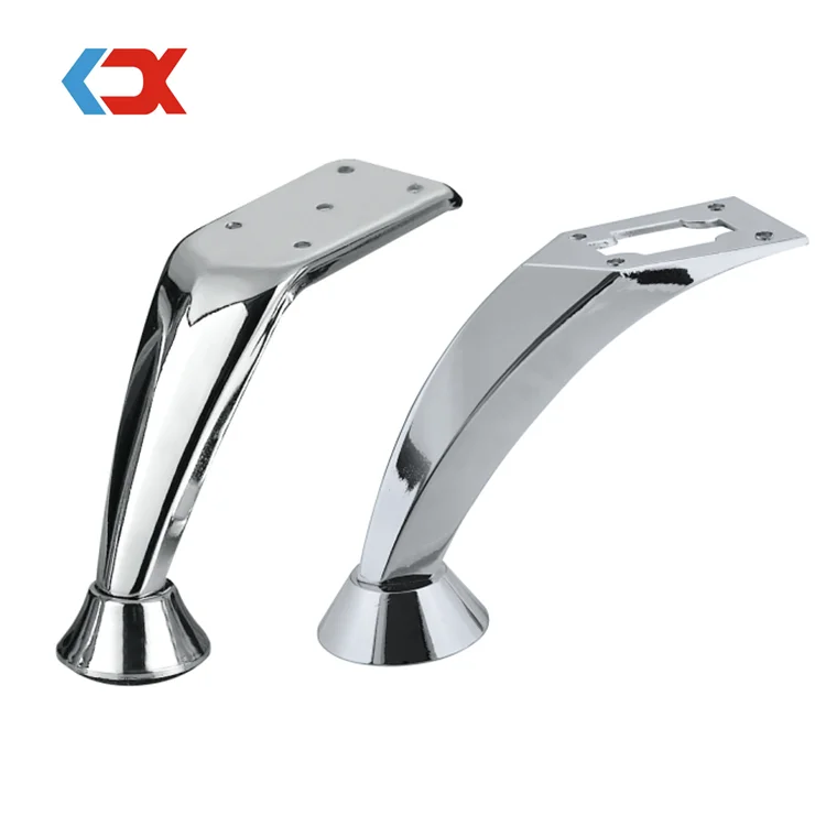 Wholesale Chrome Pig Sofa Leg Furniture Hardware Accessories Sofa Support Iron Bed Feet Metal Legs for Table