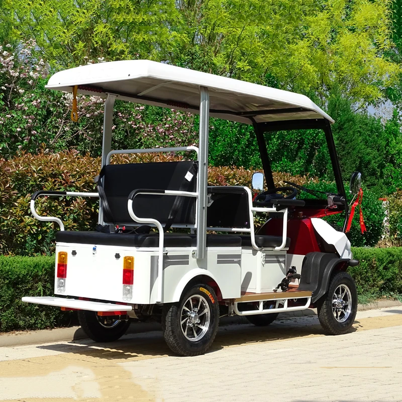 cheap 4 Wheel Drive 6 Seater Electric sightseeing  Golf Cart,travel rental  golf carts Classic Tour Golf Cart