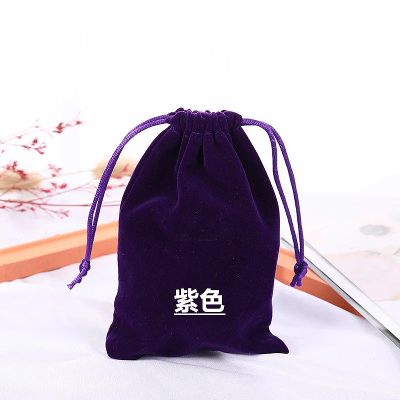 Рождественская счастливая сумка Свадебная подарочная для ювелирных изделий бархатная маленькая красная на заказ