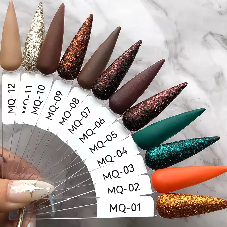 Fast Dry Ema Liquid Nail Supplies Salon Wholesale 3 In 1 KG Dipping Powder Set Sequins Glitter Mirror Clear Cover Acrylic Powder