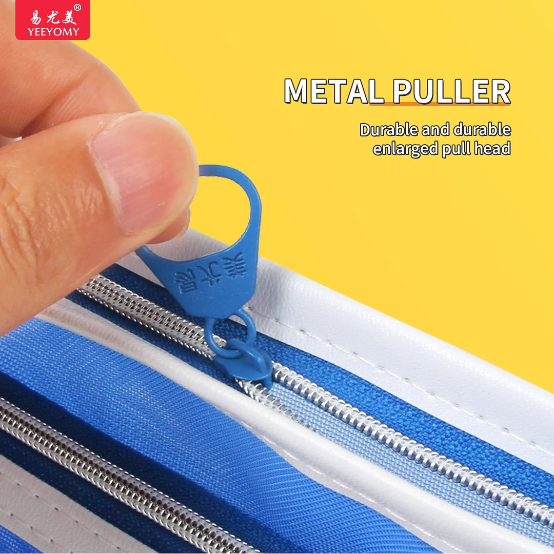 Minimalist Portable Large Pencil Case Durable Pen Pouch Stationery Bag with Handle for Office Organizer Aesthetic Pencil Cases