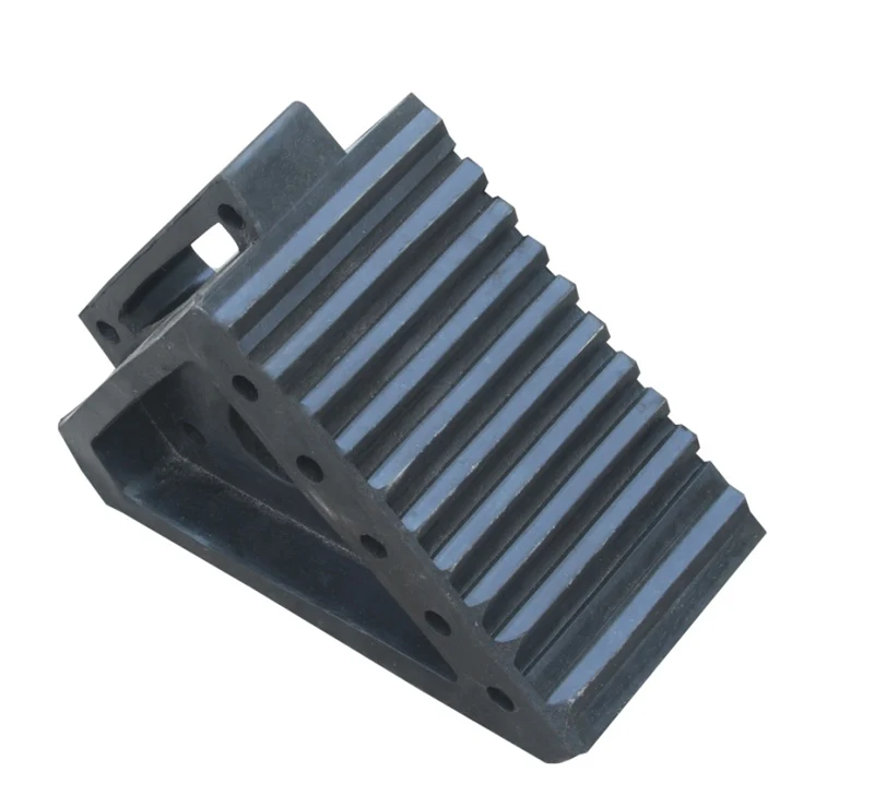 Heavy Duty Safety Wheel Wdge Wedges Parking Pu Plastic Rubber Wheel Chock For Car Truck Aircraft Rv Camper Trailer Garage