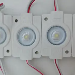 5054SMD Bright 140lm 1.5W 160 degree 12V DC LED module light with lens