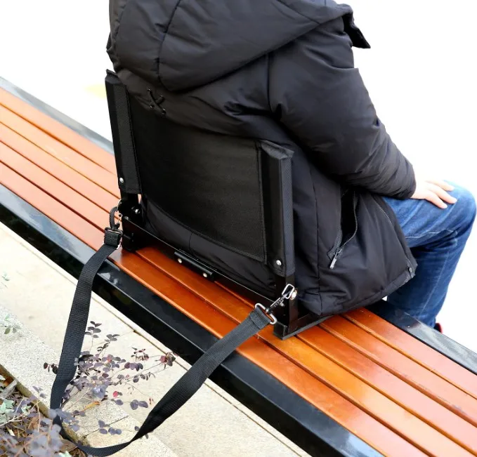 2 Pack Folding & Portable Stadium Chair Stadium Seats Bleacher Seat Chairs