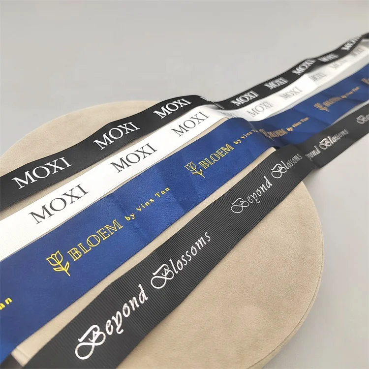 Gift Ribbon Printer Ribbons with Your Own Logo Satin Ribbon