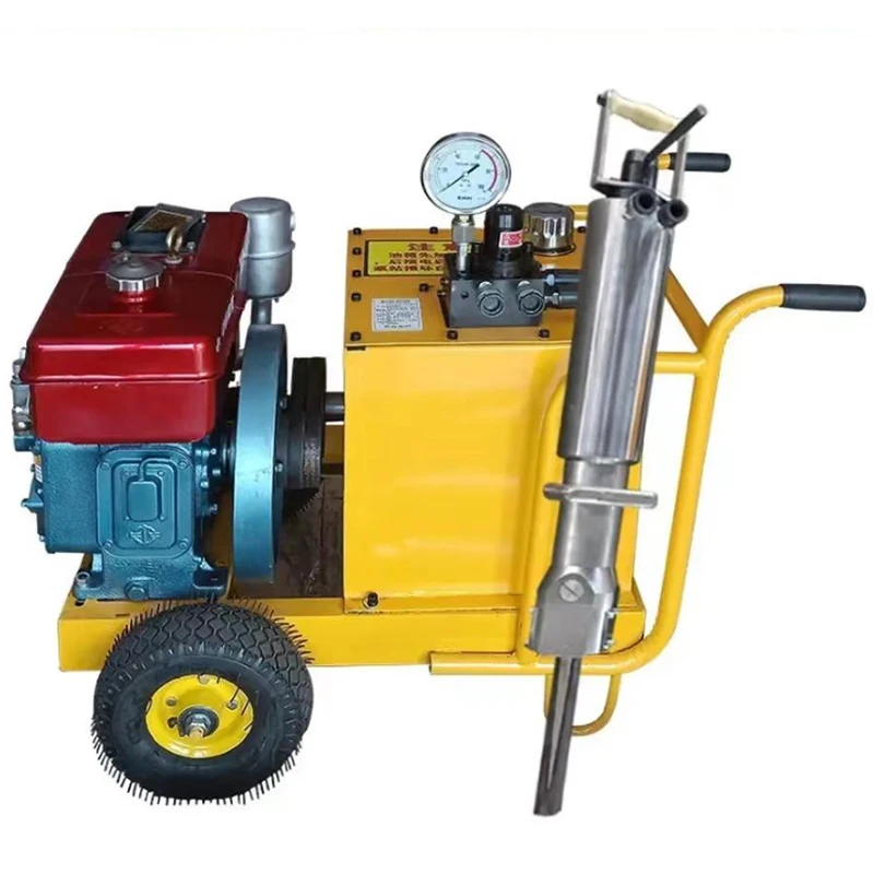factory direct sales 70ton manual hydraulic rock stone splitter
