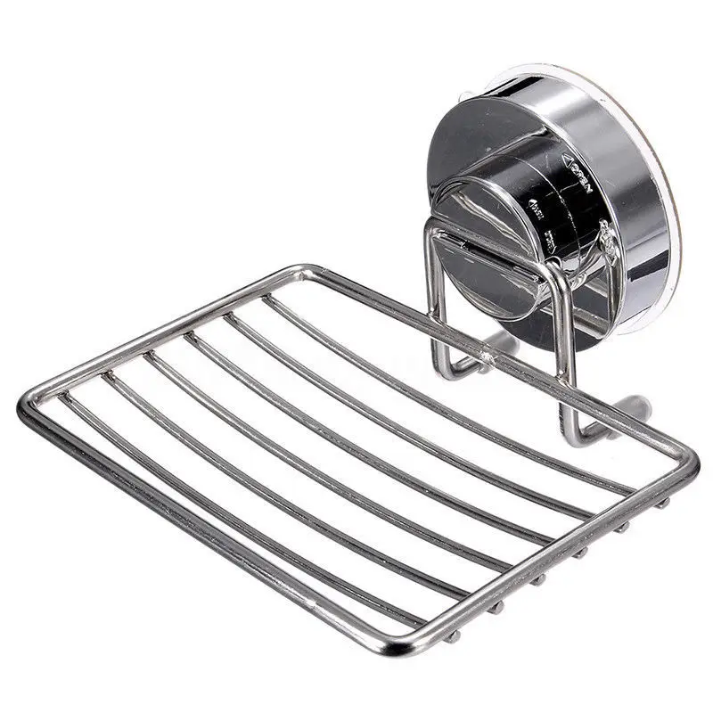 Suction Cup Kitchen Sink bar Shower Soap Dish Holder