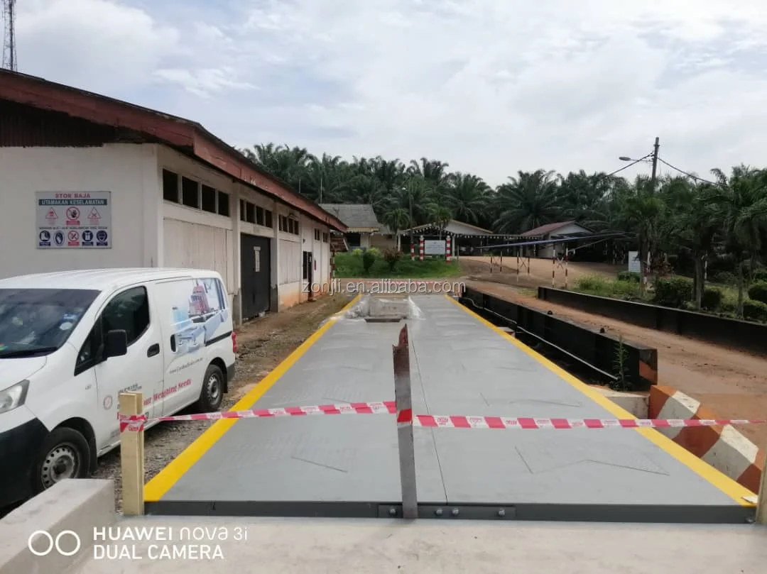 weighing truck scale 120 ton 3.2x18m electronic vehicle scale  weighing scale weighbridge with pit / pitless