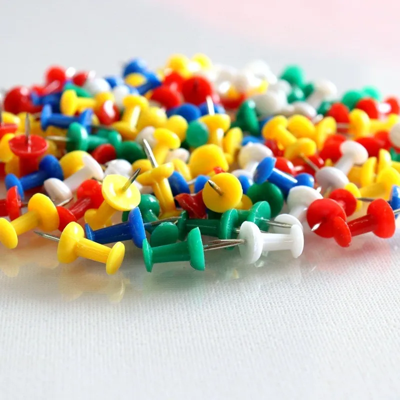 Маленькая ручка цветные штифты пробковая доска для украшения ногтей фиксированный художественный гвоздь канцелярских принадлежностей