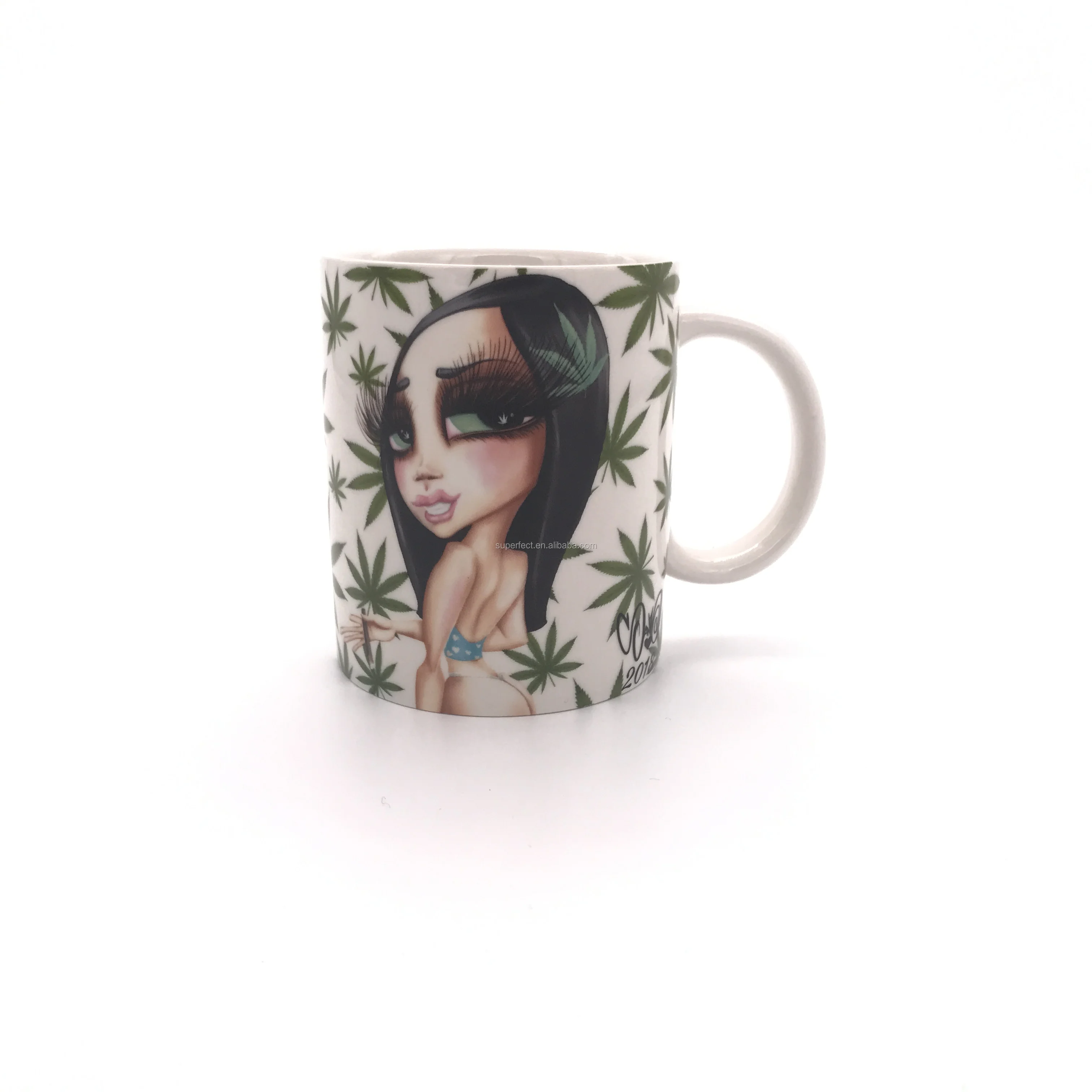 wholesale promotional gifts beautiful design colored 11 12 oz custom logo sublimation coffee ceramic mugs