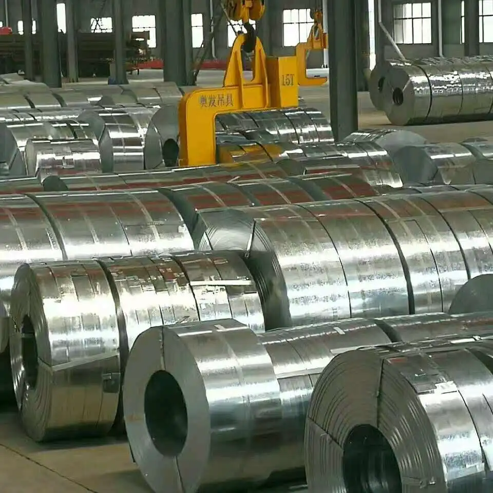 GI strip/galvanized steel strapping, zinc coating GI steel strip in coil