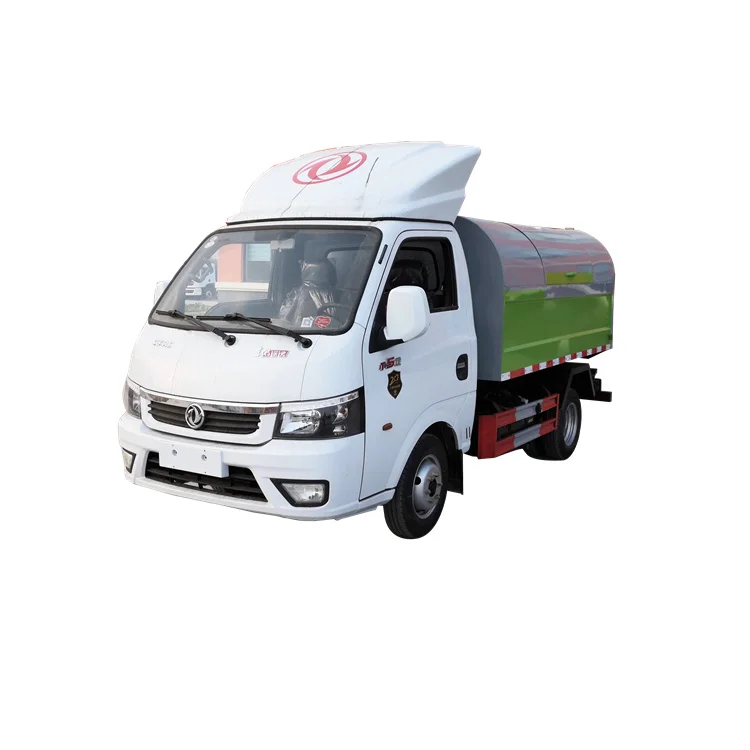 Manufacturers produce Dongfeng brand 8 cubic dump garbage trucks with good performance