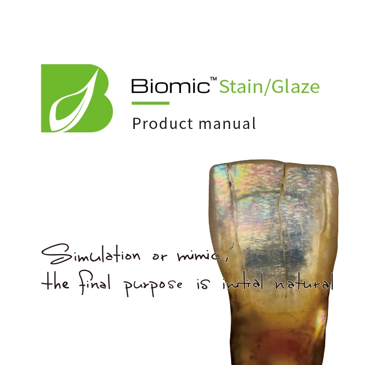 Aidite Biomic Stain/Glaze dental glaze stain dental ceramic zirconia discs