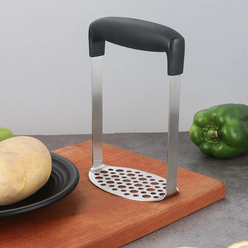 Amazon Hot Sale Kitchen Accessories Fruit Vegetable Tools Stainless Steel Potato Ricer And Masher Potato Press Potato Masher