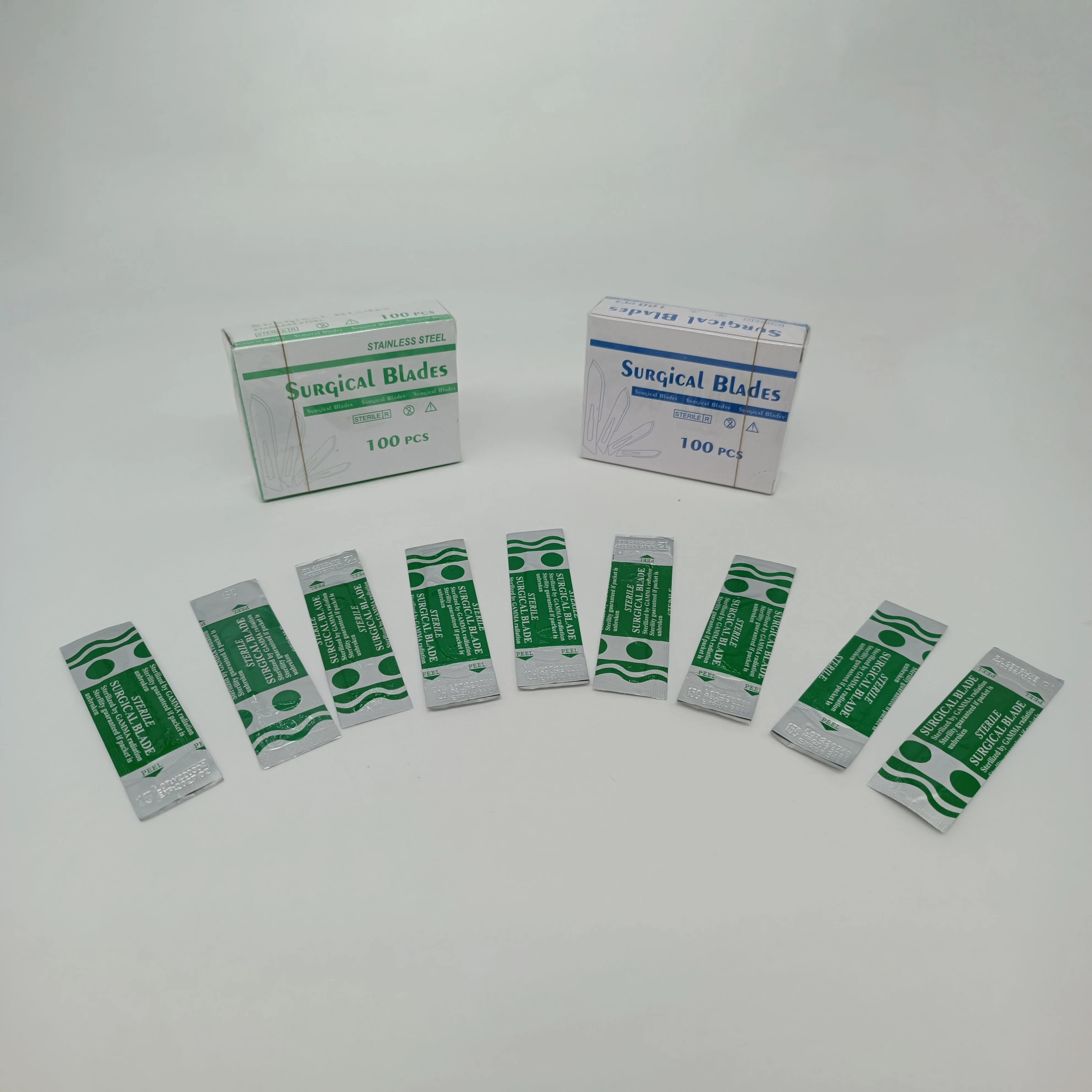 Universal disposable carbon steel stainless steel  sterile scalpel dental sterile surgical blade