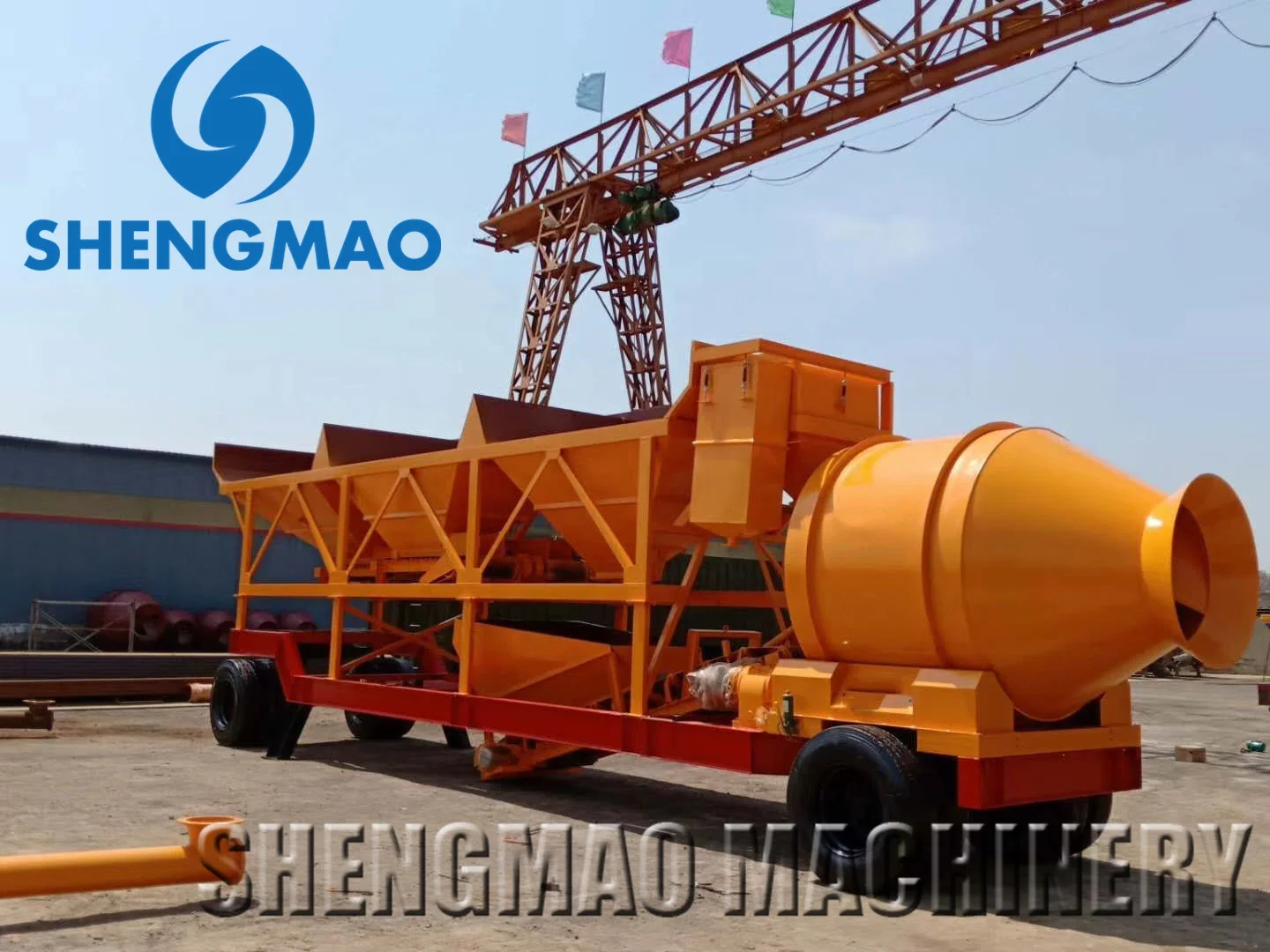 High Quality Central Mix Laboratory YHZM60 Portable Mobile Concrete Batching Plant