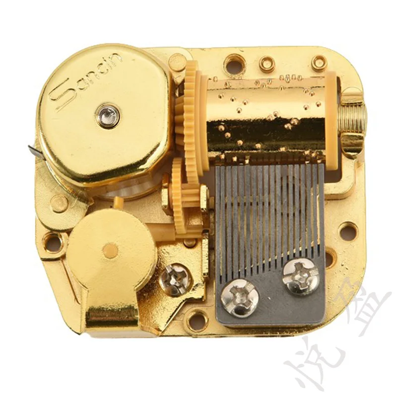 18 Note Standard  Wind up Movement for music box golden musical movement