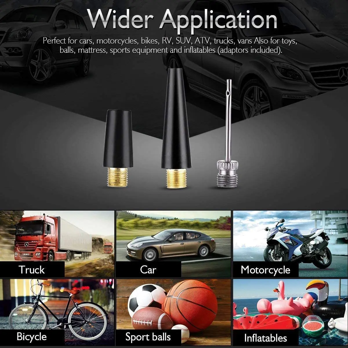 Mini Portable 12v Car Tire Inflators Auto Electric Car Air Compressor