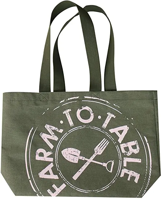 Reusable Grocery Bag Shopping Tote Cotton Canvas Multi Purpose Foldable Fashion Bags Geometry Printing Machine Washable Durable