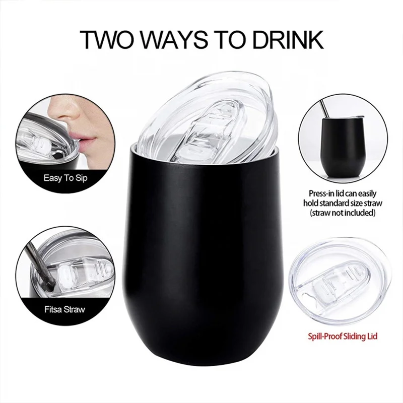 New product ideas 2024 Wholesale Popular 12oz Vacuum Wine Tumblr Mug Custom Blank Stainless Steel Tumbler Cups
