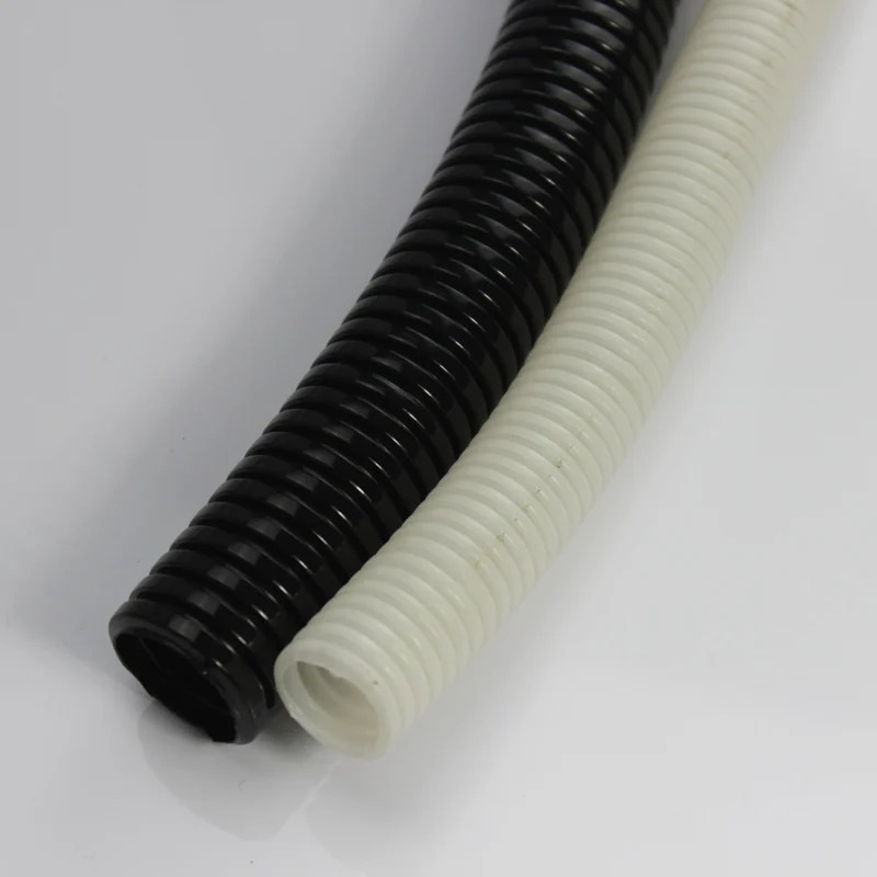 Ripple Flexible Wire Loom Corrugated Split Plastic Tube