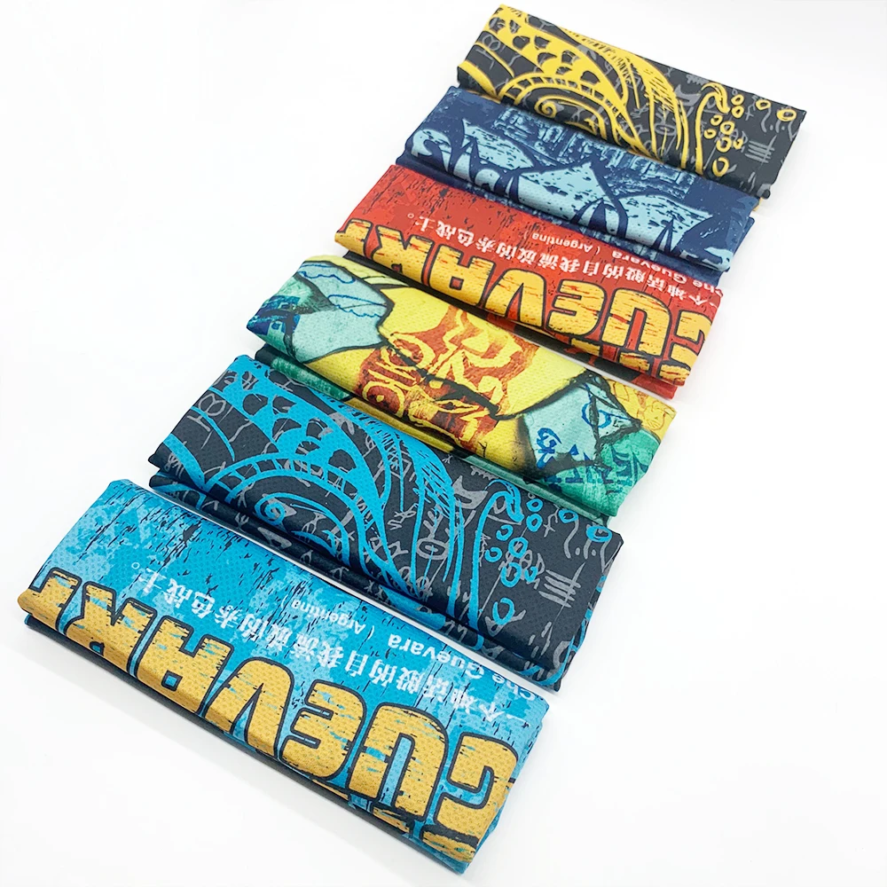 Manufacturer microfiber custom print sport towel ice cool towel Outdoor gym towels