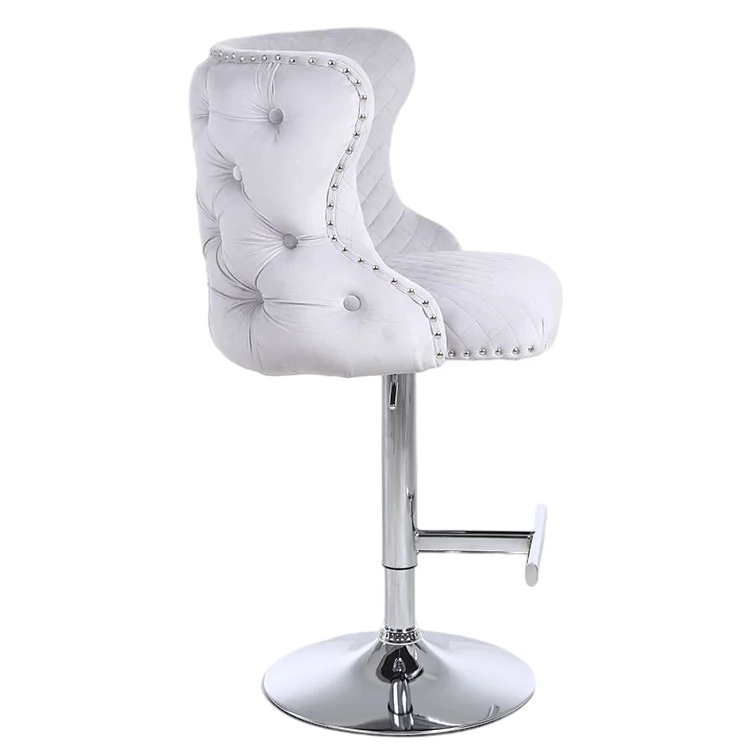 Wholesale Cheap Modern Luxury Fabric Velvet Modern bar Chair