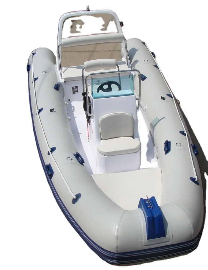 5.4M Rigid hull RIB Inflatable boat fiberglass floor with high pressure 1.2mm PVC air tube