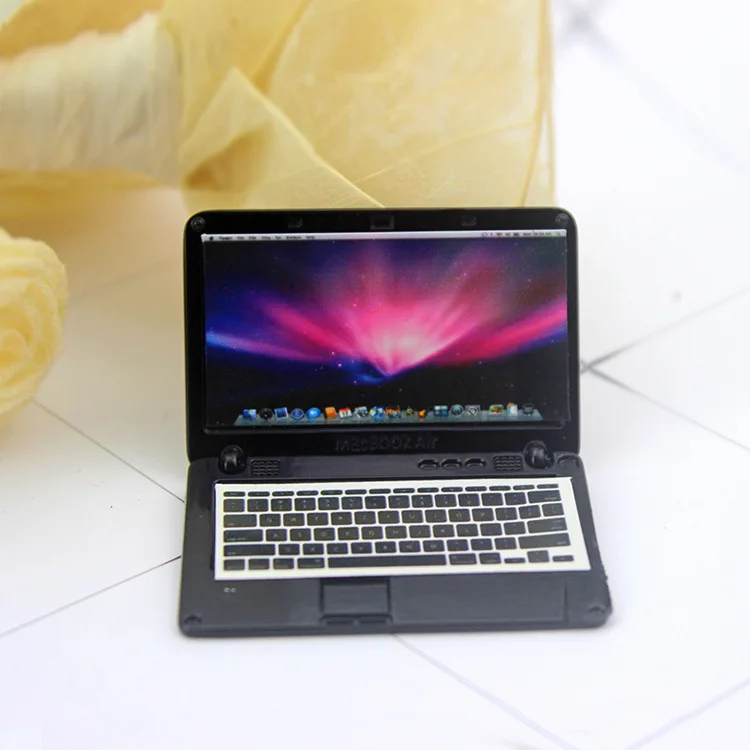 DollLand dollhouse miniature bjd doll  notebook computer laptop for kids playing