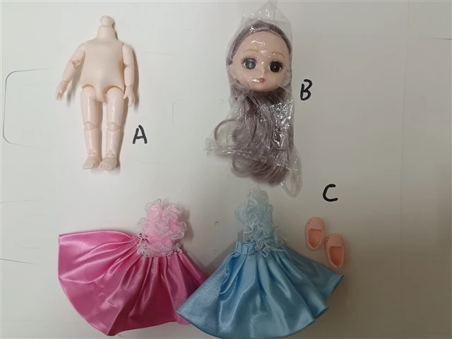 accept OEM design can shipping by parts 6 inch 13 joint fashion dolls for girls toys