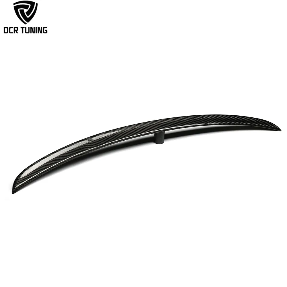 B8.5 S4 Style Carbon Trunk Spoiler for Audi A4 B8.5 Carbon Fiber Rear Trunk Spoiler Back Boot Lip Wing Sedan 2013-2016