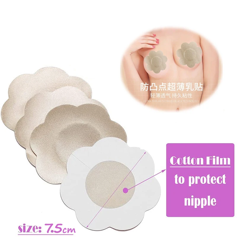 CE approved adhesive nipple breast cover cute for women