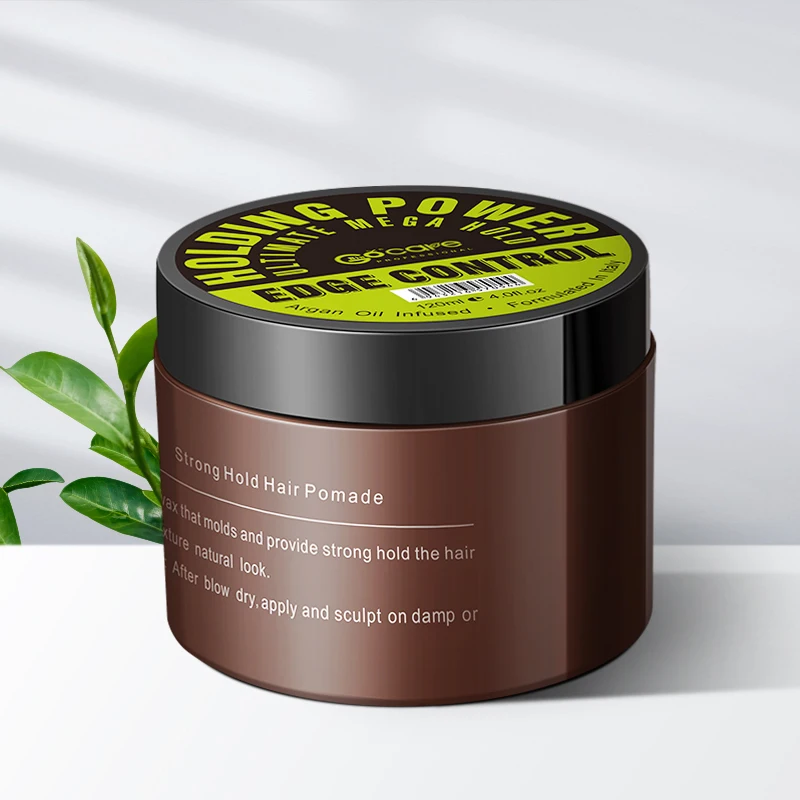 Gocare бесплатный образец аккуратная коса кондиционирование блестящий гель для укладки волос воск контроль края черных