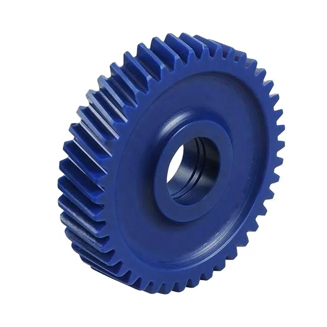 PA66 Plastic Rubber Gears Custom Plastic Injection Part
